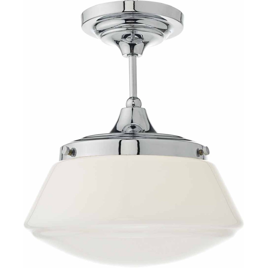Där Lighting CAD0150 - Plafonnier de salle de bains à fixation apparente CADEN 1xE27/60W/230V IP44 chrome brillant