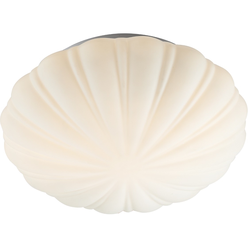 Där Lighting CAF502 - Plafoniera da bagno CAFE 1xE27/60W/230V, Ø 27 cm, IP44, bianco