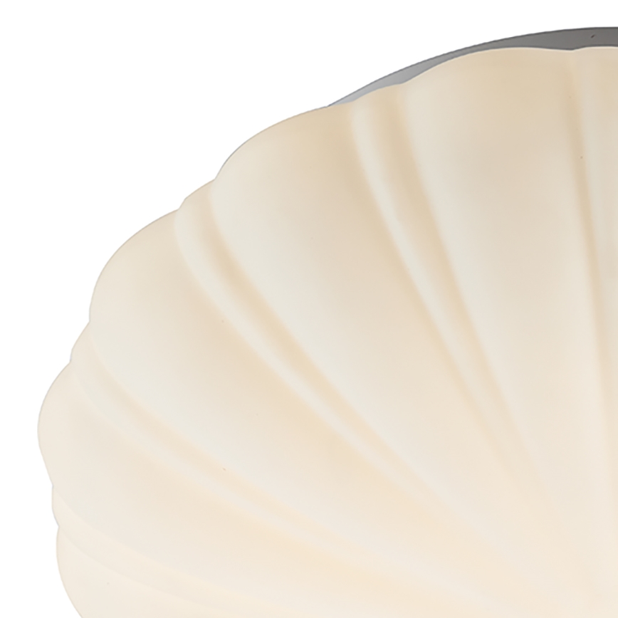 Där Lighting CAF502 - Plafoniera da bagno CAFE 1xE27/60W/230V, Ø 27 cm, IP44, bianco