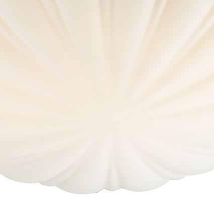Där Lighting CAF502 - Plafonnier de salle de bains CAFE 1xE27/60W/230V Ø 27 cm IP44 blanc