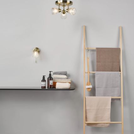 Där Lighting CED7675 - Faretto da bagno CEDRIC 3xG9/25W/230V IP44 ottone