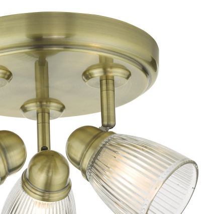 Där Lighting CED7675 - Spot pour salle de bains CEDRIC 3xG9/25W/230V IP44 laiton