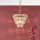 Där Lighting CER0135 - Lampadario a catena CERYS 1xE27/60W/230V, dorato