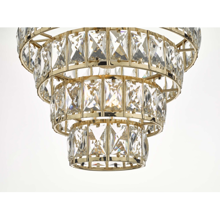 Där Lighting CER0135 - Lustre CERYS suspendu sur chaîne 1xE27/60W/230V doré