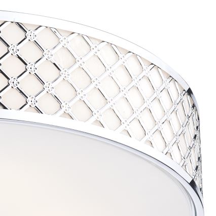 Där Lighting CIV5050 - Plafoniera CIVIC 5xE14/60W/230V, diametro 50 cm, cromo lucido
