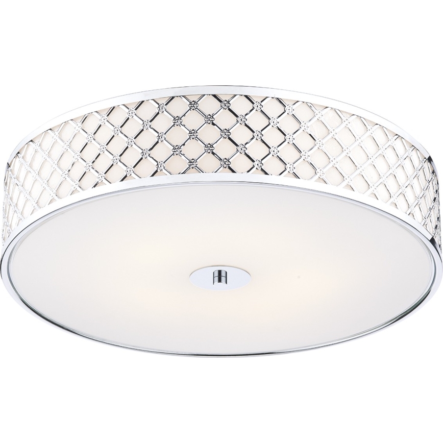 Där Lighting CIV5050 - Plafonnier CIVIC 5xE14/60W/230V Ø 50 cm chrome brillant