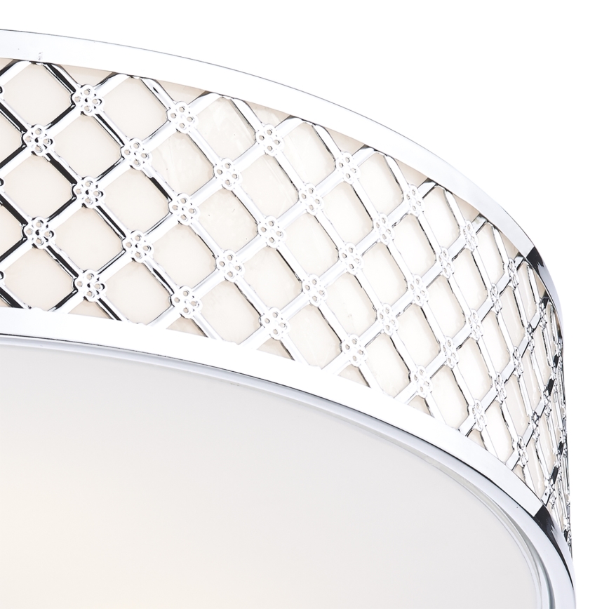 Där Lighting CIV5050 - Plafonnier CIVIC 5xE14/60W/230V Ø 50 cm chrome brillant