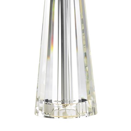 Där Lighting CYP4208 - Tischleuchte CYPRUS 1xE27/60W/230V creme/klar