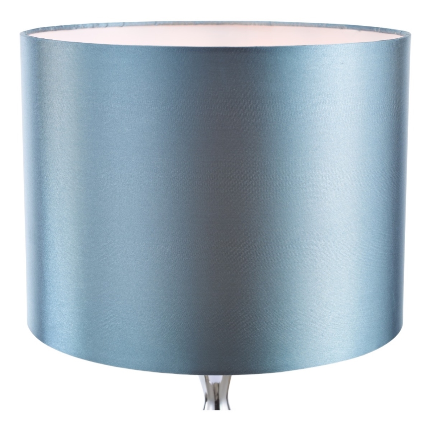 Där Lighting ELS4223 - Lampada da tavolo ELSA 1xE27/40W/230V blu/cromo lucido