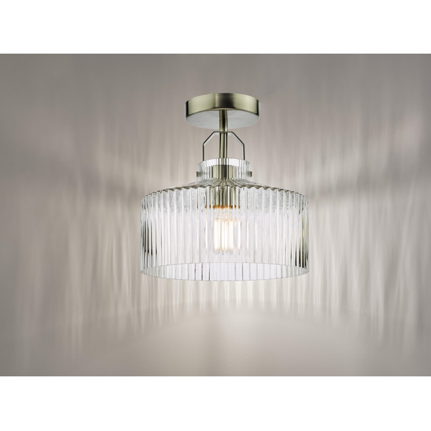 Där Lighting LEN4846 - Deckenleuchte LENKA 1xE27/60W/230V mattchrom