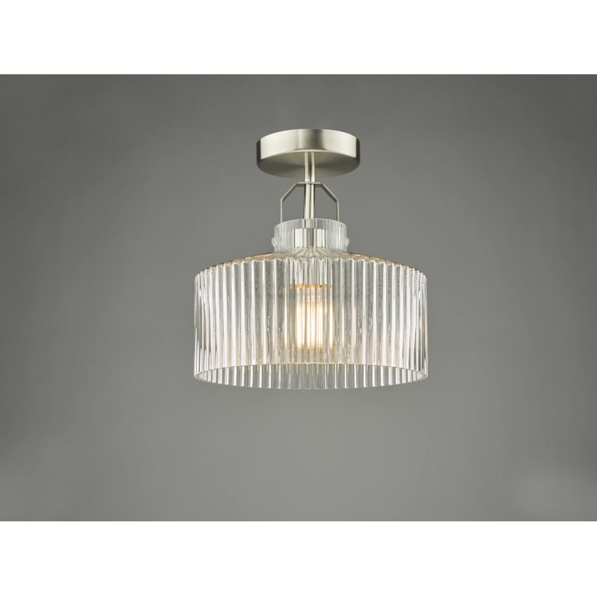 Där Lighting LEN4846 - Deckenleuchte LENKA 1xE27/60W/230V mattchrom
