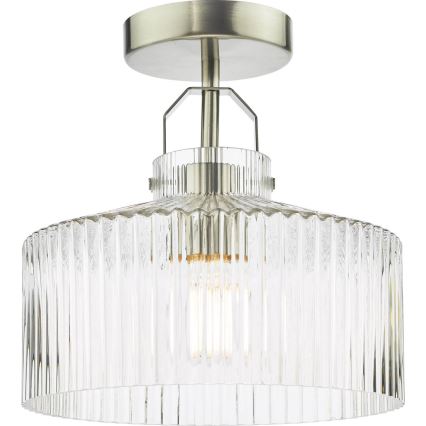Där Lighting LEN4846 - Deckenleuchte LENKA 1xE27/60W/230V mattchrom