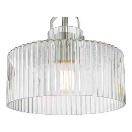 Där Lighting LEN4846 - Deckenleuchte LENKA 1xE27/60W/230V mattchrom