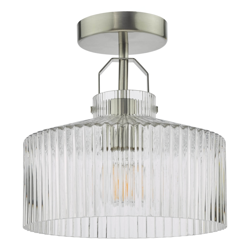 Där Lighting LEN4846 - Plafoniera LENKA 1xE27/60W/230V, cromo opaco