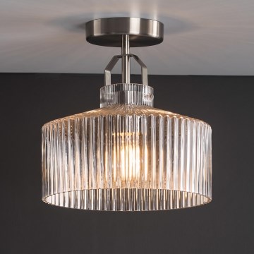 Där Lighting LEN4846 - Plafonnier LENKA 1xE27/60W/230V chrome mat