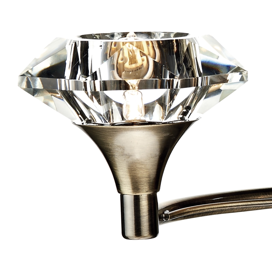 Där Lighting LUT0975 - Applique LUTHER 2xG9/40W/230V in ottone