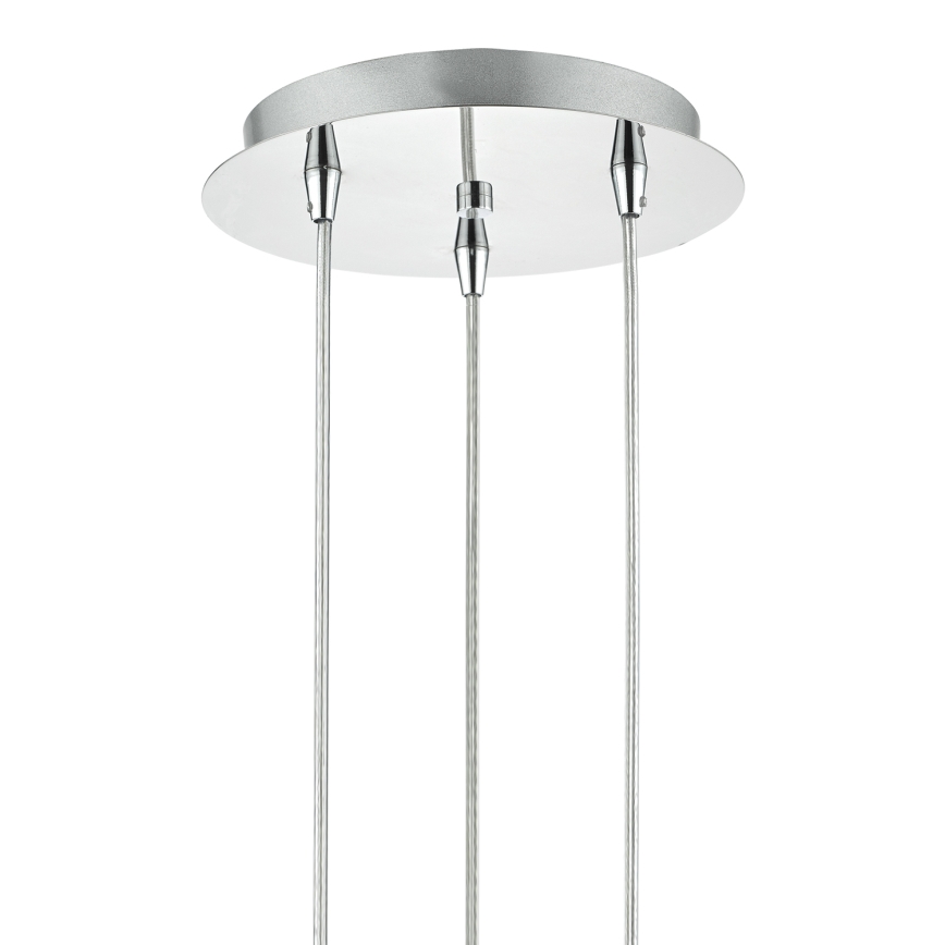 Där Lighting LYA0350 - Suspension sur câble LYALL 3xG9/40W/230V chromé brillant