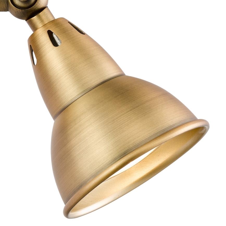 Där Lighting NAT0742 - Applique murale spot NATHANIEL 1xGU10/11W/230V laiton