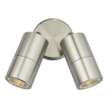 Där Lighting ORT0968 - LED-Außen-Wandspot ORTEGA 2xGU10/5W/230V IP65 glänzender Chrom