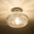 Där Lighting RIV5208 - Plafonnier pour salle de bains RIVA à montage en surface, 1xE27/60W/230V, IP44, chrome brillant