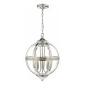 Där Lighting VAN0338 - Lampadario a catena VANESSA 3xE14/40W/230V cromo lucido