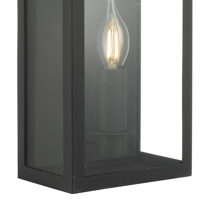Där Lighting VAP5222 - Außenwandleuchte VAPOUR 1xE14/60W/230V IP44 schwarz