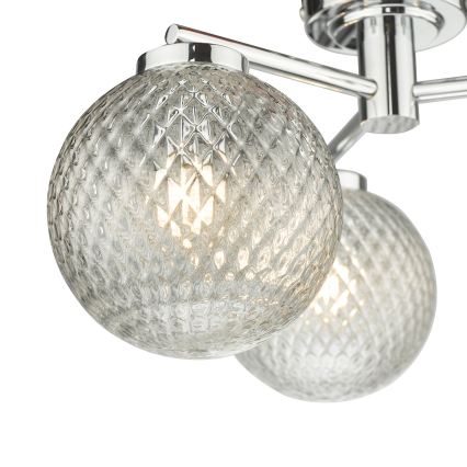 Där Lighting WAY5350 - Badezimmer-Aufbauleuchte WAYNE 3xG9/3W/230V IP44 glänzender Chrom
