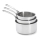 De Buyer 3410.03 - Set di 3 pentolini MILADY in acciaio inox