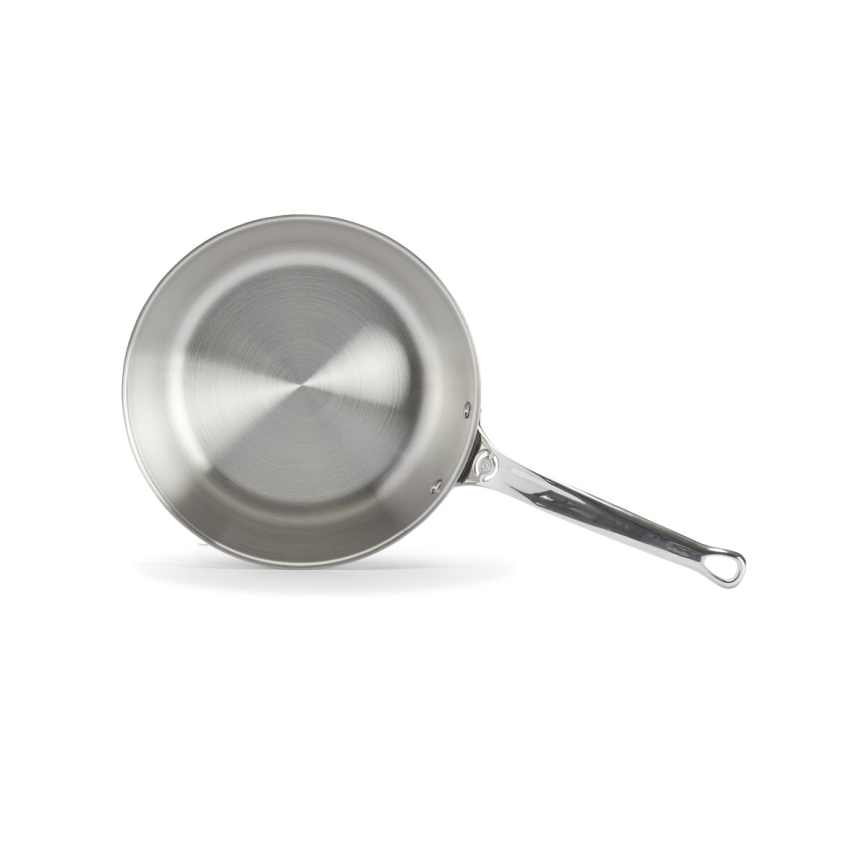 De Buyer 3411.24 - Padella da saltare MILADY 24 cm, acciaio inox