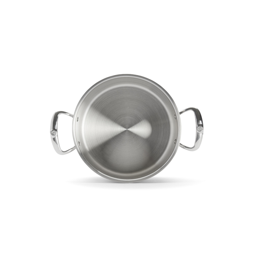 De Buyer 3427.24 - MILADY Topf mit Deckel, 24 cm, Edelstahl