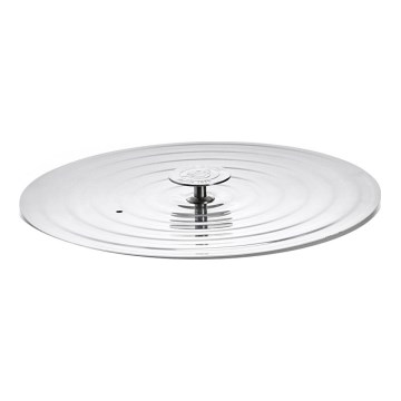 De Buyer 3460.03 - Couvercle universel pour poêles basses Ø 26–28 cm en acier inoxydable