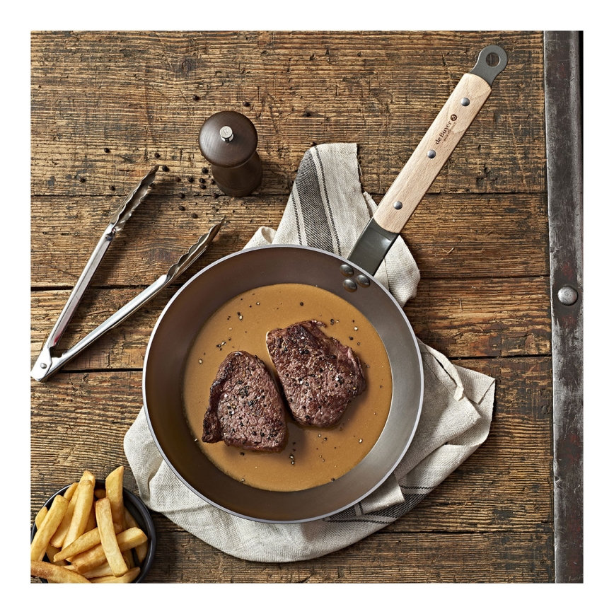 De Buyer 5710.28 - Poêle MINERAL B BOIS 28 cm en acier