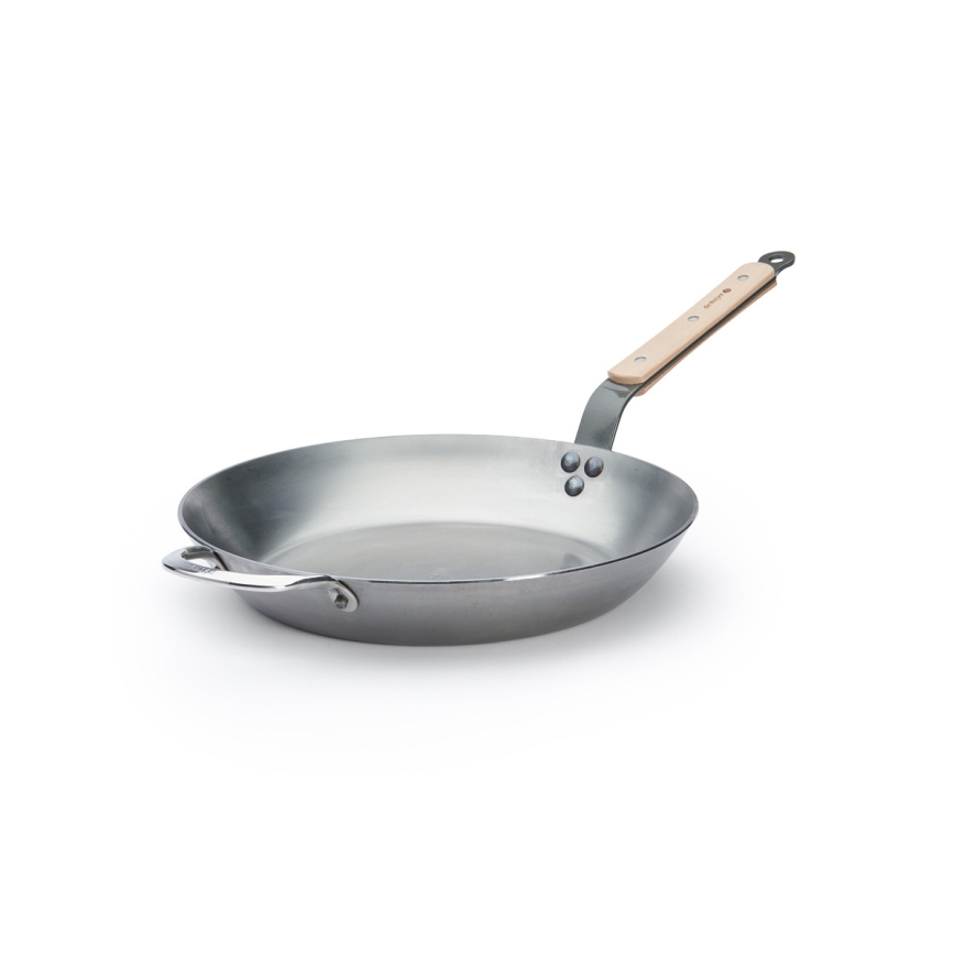 De Buyer 5710.32 - Padella MINERAL B BOIS 32 cm in acciaio