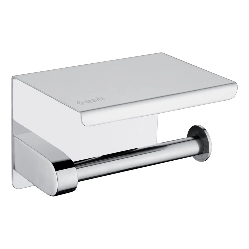 Deante ADR_0221 - Porte-rouleau de papier toilette ROUND, chrome brillant