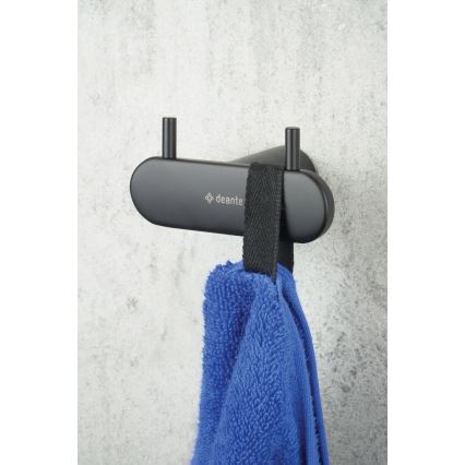 Deante ADR_N121 - Wandhaken ROUND schwarz