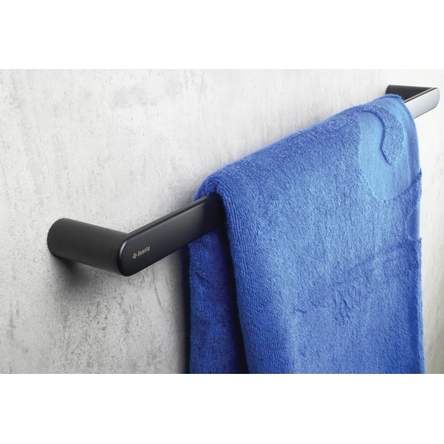 Deante ADR_N621 - Wand-Handtuchhalter ROUND 62,8 cm schwarz