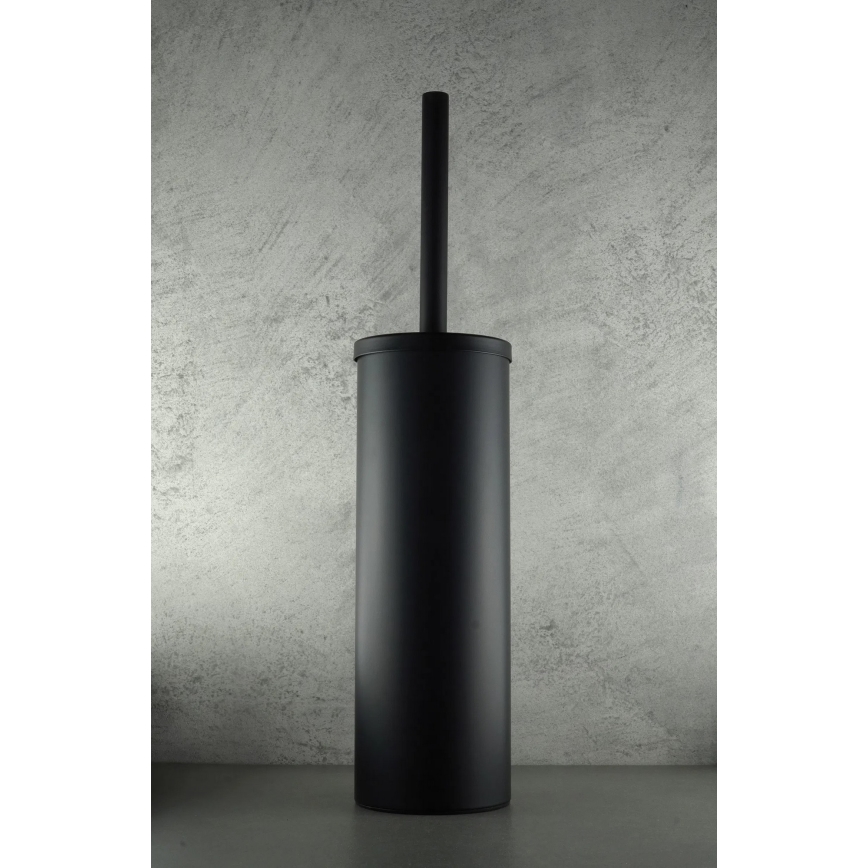 Deante ADR_N712 - Brosse WC sur pied ROUND noire