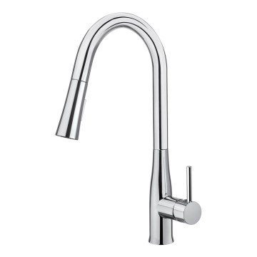 Deante BDH_072M - Robinet d'évier avec douchette extractible LUKRECJA chrome brillant
