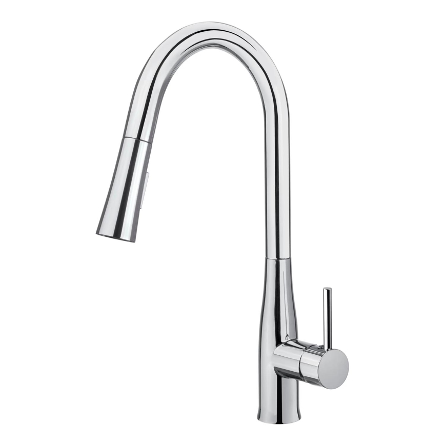 Deante BDH_072M - Robinet d'évier avec douchette extractible LUKRECJA chrome brillant