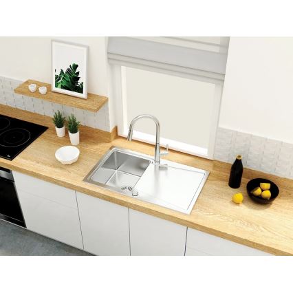 Deante BDH_072M - Rubinetto lavello con doccetta estraibile LUKRECJA cromo lucido