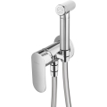 Deante BGA_034M - Bidetarmatur mit Handbrause zur Unterputzmontage ALPINIA, glänzender Chrom