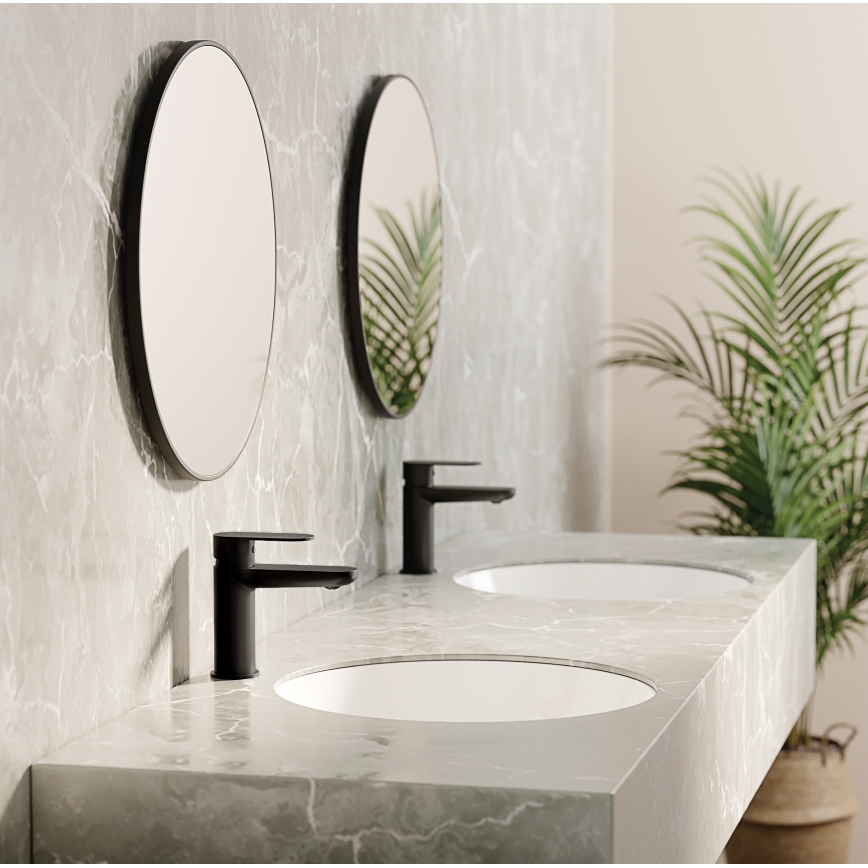Deante BGA_N20M - Miscelatore per lavabo ALPINIA, nero