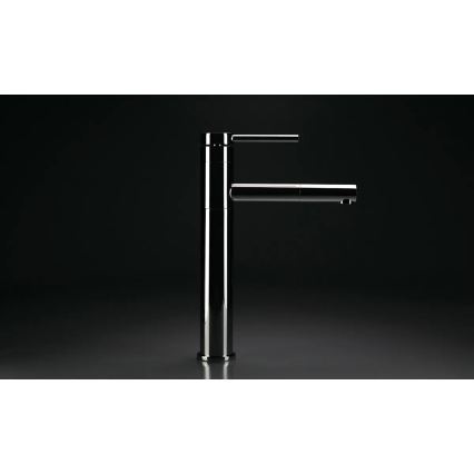 Deante BGE_022K - Miscelatore per lavabo ORA con doccetta estraibile, 30,9 cm, cromo lucido