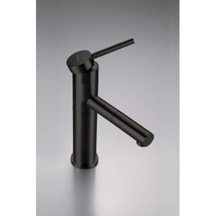 Deante BGE_N22M - Miscelatore per lavabo con doccetta estraibile ORA 22,9 cm nero