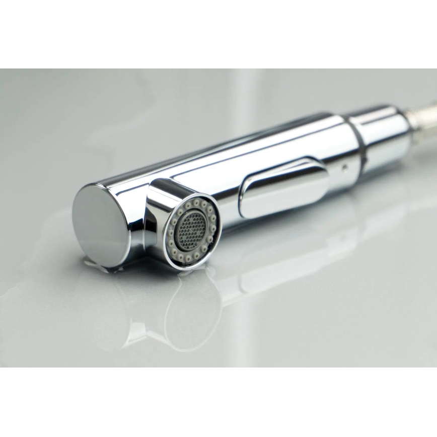 Deante BKM_073M - Robinet d'évier avec douchette extractible MOMI chrome brillant