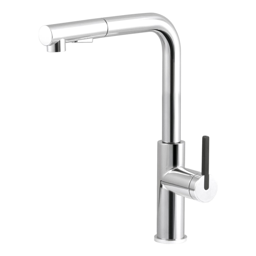 Deante BKM_073M - Rubinetto lavello con doccetta estraibile MOMI cromo lucido