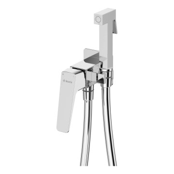 Deante BQL_034M - Miscelatore bidet BLUR con doccetta per installazione ad incasso, cromato lucido