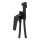 Deante BQL_N34M - Miscelatore per bidet BLUR con doccetta per installazione a incasso, nero