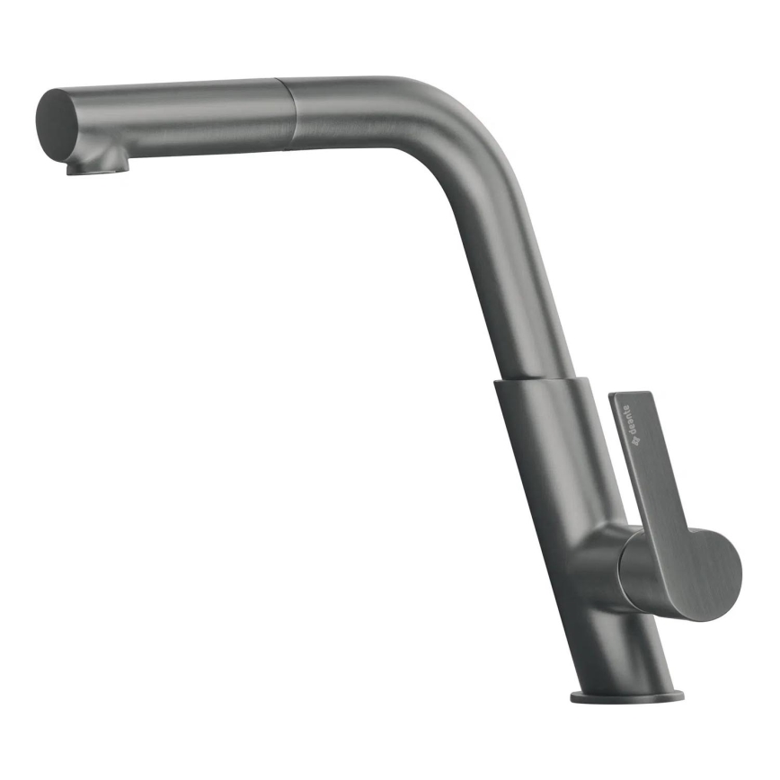Deante BQS_D73M - Miscelatore da cucina con doccetta estraibile SILIA titanio