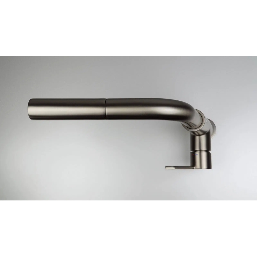Deante BQS_D73M - Miscelatore da cucina con doccetta estraibile SILIA titanio